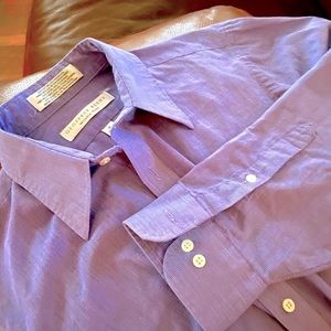 Men’a Geoffrey Beene dress shirt lavender 16 32/33
